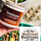 Immune Support Powder Food Topper, Large 6.35oz, Proprietary Organic Mushroom Blend, 300g