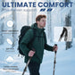 Collapsible Hiking Poles, 7075 Aluminum Trekking Poles, 2pc Lightweight Folding Adjustable for Men & Women, Walking Sticks for Hiking, Camping, Backpacking