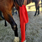 Ranch Hand Horse Tail Bag - Stretchable Horse Tail Bag Made from Durable Stretchy Material- Damage-Free Tail Protection - Gentle Grooming Essential for Healthy Growth - Tail Care Accessory Grroming- Light Red
