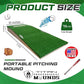 Titan Professional Mounds 8 Inch Portable Youth Baseball Pitching Mound w/Adjustable Base for Ages 15 & Under