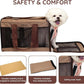 BELLA & PAL Cat Carrier Travel Bag, Airline Approved Lightweight Cat Carrier, Soft Sided Pet Carrier for Puppy Dogs Up to 18lbs, Collapsible Kitten Bag with Removable Waterproof Mat, Ventilated Mesh