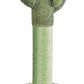 Amazon Basics Cat Scratcher - Indoor Cactus Single Cat & Kittens Scratching Post with Dangling Ball, Medium (25.6"H) - Green