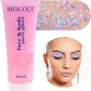 MEICOLY Chameleon Baby Pink Body Glitter,Pink Turn to Purple Face Glitter Paint,Color Changing Mermaid Face Glitter Gel for Halloween,Chunky Glitter for Face Body Hair,Festival Party Glitter Makeup