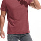 VEIISAR Premium V Neck T Shirts for Men - Modern Fitted Tees Vneck Undershirts