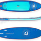 iROCKER Cruiser 7.0 Inflatable Stand Up Paddle Board Premium SUP and Accessories - Beginner Friendly - Extra Wide Base - Tandem Capable
