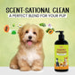 POM Pets 2-in-1 Organic Dog Shampoo & Conditioner – Itchy Skin Relief, Dog Deshedding, Detangles Fur, Cat Shampoo, Paw Cleaner for Dogs, Natural Coat Defense Formula