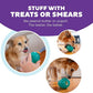 Outward Hound by Planet Dog Double-Tuff Interactive Treat-Dispensing Dog Toy, Medium, Blue
