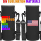 Rtteri 6 Pcs Neoprene Water Bottle Carrier Bag with Adjustable Shoulder Strap 32oz Insulator Water Bottle Cover Holder Cooler Sleeve for Stainless Steel/glass/plastic (Black)