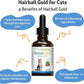 Pet Wellbeing Hairball Gold for Cats - Vet-Formulated - Eases Passage of Hairballs Through Digestive Tract - No Mineral Oil, All-Natural Lubrication - 2 oz (59 ml)