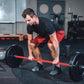 TECHNOAGE 7FT Olympic Barbell Olympic Bar Solid Chrome Barbell 700LBS Load Capacity(2-Inch Plate) for Weightlifting, Squats, Dead-Lifts, Presses, and Lunges