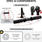 GD Hanging Wrist Roller Forearm Blaster- Forearm Strengthener Exercise Equipment Wrist Trainer for Muscle building and Injury prevention Hand Grip Strength