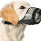 Dog Muzzle, Soft Mesh Muzzle for Medium Sized Dog Mouth Guard, Breathable Adjustable Muzzles to Prevent Biting, No Bark Muzzle for Dogs Allow Panting Drinking (Black, M)