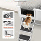 VEVOR Stainless Steel Dog Washing Station, 38 inch Pet Grooming Tub w/Storage Stairs, Faucet & Showerhead & Soap Holder Dog Bathtub for Medium & Small Pets (Left Door)
