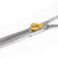 Professional Cat and Dog Grooming Scissors heavy-duty Pet Thinning Scissors for Dogs and Cats, 440c Japanese Steel Comfortable Long-Lasting Sharpness for Years (Contemporary)