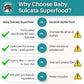 Premium Baby Sulcata Tortoise Food Powder with Calcium | Complete Diet for Baby Sulcata Tortoises | High Fiber, Low Protein with Probiotics for Growth & Shell Health | 4.5 oz Bag | 30-Day Supply