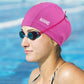 Aegend Fabric Swim Cap, Silicone Waterproof Layer - Breathable Cloth Swimming Cap, Keep Hair Dry with Hight Elasticity for Youth(8-16) Adult, 2 Sizes to Choose