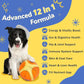 NATURE TARGET Dog Multivitamins for Overall Health with Minerals, Immune Support, Digestive Health, Joint, Hip, Skin & Coat Care with Probiotics, Glucosamine, Enzymes, 120 Freeze Dried Chews