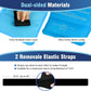 Comfytemp Wearable Ice Pack for Injuries Reusable Gel for Knee Shoulder Back Pain Relief, Arthritis with Instant Hot Cold Compress, Large Ice Pad, 2 Straps, 10.5"x14.5", Surgery Gift