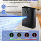 Air Purifiers for Home Large Room, Cover Up to 2400 Ft² with True HEPA Filter, Smart Mode, PM2.5 Air Quality Display, 22dB Sleep Mode, Aromatherapy with 2X-Purification & 360°Air Outlet, HAP603, Black
