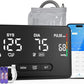 Smart Blood Pressure Monitor for Home Use, Bluetooth Upper Arm BP Machine with Large Cuff 8.66-16.54”, Accurate Digital Monitors 2x199 Readout, 6.89 inch Backlit LED Screen, Work with APP