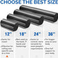 Yes4All Medium Firm Round PE Foam Roller 12, 18, 24, 36 Inches for Pilates, Yoga, Stretching, Balance & Core Exercises