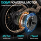 aostirmotor 1500W Electric Bike for Adults,Max Speed 31MPH Electric Mountain Bike,48V15Ah Removable Battery,26" Fat tire Electric Bicycles,with Dual Shock Absorber,Shimano 7 Speed