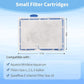 4 Packs Small Aquarium Filter Cartridges Replacement Filter Pad Compatible with QuietFlow E Internal Power Filter 10 and 1/2.5/5 Gallon Minibow Aquarium Filters