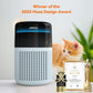 AIRROMI Air Purifier for Bedroom Home,HEPA Filter,Covers Upto 549 Ft²,Quiet 360°intake Air Cleaner with Fragrance ponge for Better Sleep,Night Light,Filters Smoke,Pet Dander,Allergies,Dust,A2005 Blue