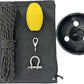 XIALUO Marine Mushroom Anchor Kit 12 lb Black PE Coated Kayak Anchor Accessories with 50 ft Rope for Fishing Kayaks, Canoe, Jet Ski, SUP Paddle Board and Small Boats