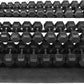 WF Athletic Supply Rubber Encased Hex Dumbbells with Rubber Grip Contoured Handle for Muscle Toning, Strength Building & Full Body Workout