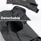 GIISAM Mens Windproof Jacket Waterproof Lightweight Mountain Sport Jacket for Men Hooded Windbreaker Raincoat