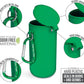 Dog Doo Tube Filled Dog Waste Bag Holders - Reusable Dog Poop Bag Tubes Designed to Keep in Odors and Germs