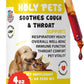 Cough Medicine for Dogs & Cats, Respiratory Infection Support - Sneezing Relief & Kennel Cough Treatment - Pet Asthma Support - Made with Natural Ingredients in The USA (4oz)