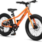 Glerc Mars Kids Mountain Bike, 20 24 Inch Fat Tire Bike for Teen Ages 6-14 Year Old, Bicycle with 2.8-Inch Wide Tires and 6 Speed Drivetrain, Multiple Colors