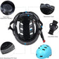 Bike Helmet 3 Sizes for Teenager Kids Youth Adults,Bavilk Skateboard Helmet Adjustable Multi-Sport Bicycle Cycling Scooter Roller Skate Inline Skating Rollerblading for Girls Boys Women Men Teen