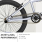 WEIZE Freestyle BMX Bike, 20 inch Trick Bicycle for Kids and Adults Men Women, Hi-Ten Steel Frame, 360 Degree Rotor Freestyle, 4 Pegs Single Speed Teen Bike, Beginner-Level to Advanced Riders