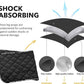 Harrison Howard Medicine-Retaining Shock-Absorbing Pressure Sores Prevention Quilted Leg Wraps for Horse Set of 4-Black M