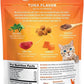 Fruitables Cat Treats, Healthy Treats For Cats, Low Calorie and Packed with Protein, Crunchy Biscuits, Free of Wheat, Corn and Soy, Made with Real Tuna and Pumpkin, 2.5oz