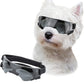 Lesypet Dog Sunglasses Small Breed, Dog Goggles for Small Dogs Windproof Anti-UV Glasses for Dogs Outdoor Eye Protection, Black