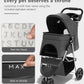 Pet Stroller with 3 Wheels for Small/Medium Pets, Portable Travel Foldable Carrier Jogger for Dog Cat Puppy Kitty, Rear Wheel Breaks, Storage Basket, Visible Mesh with Weather Cover (Black)