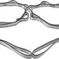 DASKING 23KN (5070 lbs) Heavy Duty Climbing Straps - 2 Pack Adjustable Daisy Chain Webbing for Aerial Yoga, Hammock, Fitness & Rigging - CE/EN566 Certified, Red/Grey