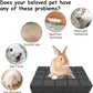 Hamiledyi 8PCS Rabbit Scratching Pads Bunny Lava Grinding Claw Pads Small Animal Foot Pads Hamster Scratch Board Chew Toys for Gerbil Chinchilla Hedgehog Guinea Pig Cage Accessories