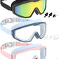 NSSIW Swim Goggles Swimming Kids-Goggles: Anti Fog No Leak with Nose Clip Earplugs for Girls Boys Youth 6-14 3 Pack