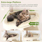 Globlazer Giant Cat Tree, 83 inch Cat Tree for Indoor Cats Large Adult, XXL Cat Tower with 9 Scratching Posts for 20lb+ Heavy Duty Large Adult Cats, F83, Beige