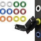 Mikolo Squat Rack Magnetic Position Markers - Power Cage Attachment, for J-Hooks and Spotter Arms (1" Holes)