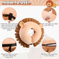 KOOLTAIL Inflatable Dog Cone Collar, Soft Dog Cone Alternative for Large Medium Small Dogs After Surgery, Adjustable Donut Neck Cone for Dogs Cats, Recovery E Collar with Enhanced Anti-Licking,Lion XL