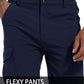 Men's Snow Ski Hiking Pants Winter Fleece Lined Softshell Outdoor Waterproof Insulated Cargo Work Pants