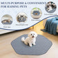 2-in-1 Small Animals Playpen with Pad, Waterproof Small Pet Cage Tent with Reusable Pad, Portable Outdoor Yard Fence with 3 Metal Rod for Chick/Kitten/Puppy/Guinea Pig/Rabbits/Chinchillas, Gray