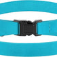 Breakaway Cat Collar Leather with Removable Bell - 13 Colors Available - Soft Adjustable Girl Boy Safety Lightweight Pet Kitten Collars Pink Brown Blue Green Red Orange Black (Aquamarine)