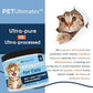 Pet Ultimates Probiotics for Cats – 3 Pack of 20-Species Cat Probiotic Powder to Treat Diarrhea, Vomiting, Digestive Support & Antibiotics Recovery – Cat's Health Supplies (44 gr)